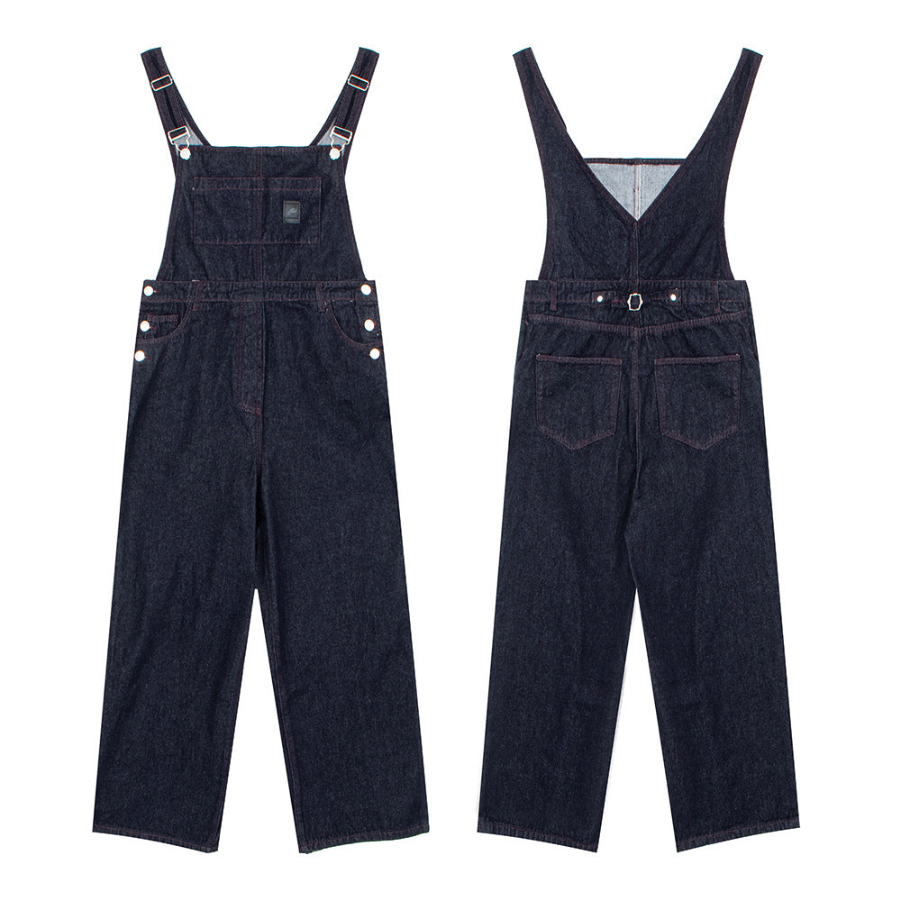 Lazy Style Distressed Denim Overalls for Women,Factory Direct Sale