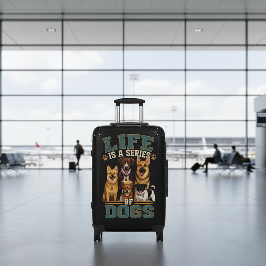"Life Is A Series of Dogs" Travel Luggage (Dog Lover Carry-On)