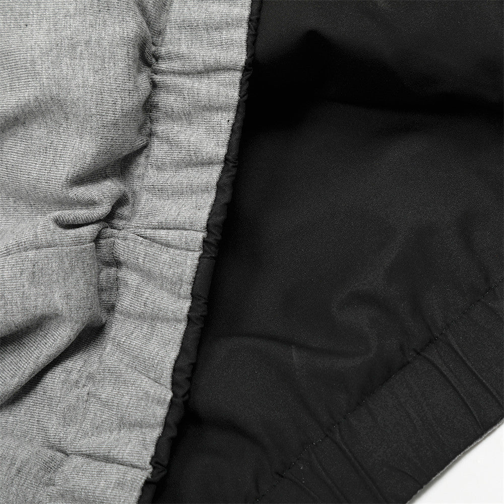 Wear a high neck jacket on both sides for sports