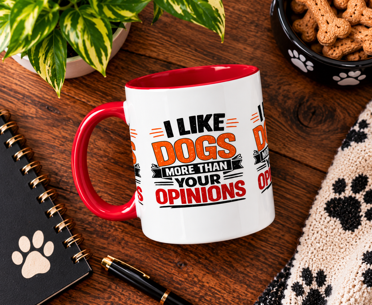 I Like Dogs More Than Your Opinions Mug