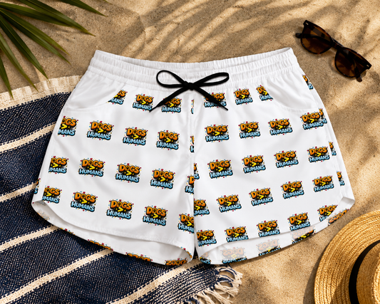 'Dogs > Humans' Women's Casual Lounge Shorts