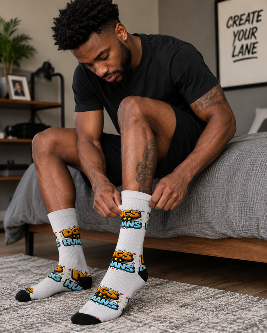 Dogs > Humans Socks