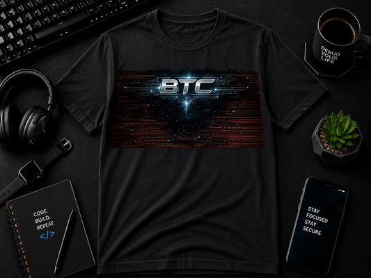BTC wood Cotton Tee