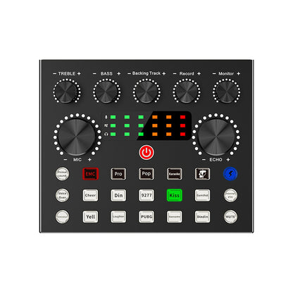 V8s English Bm800 Set with Sound Card and Colorful Lights
