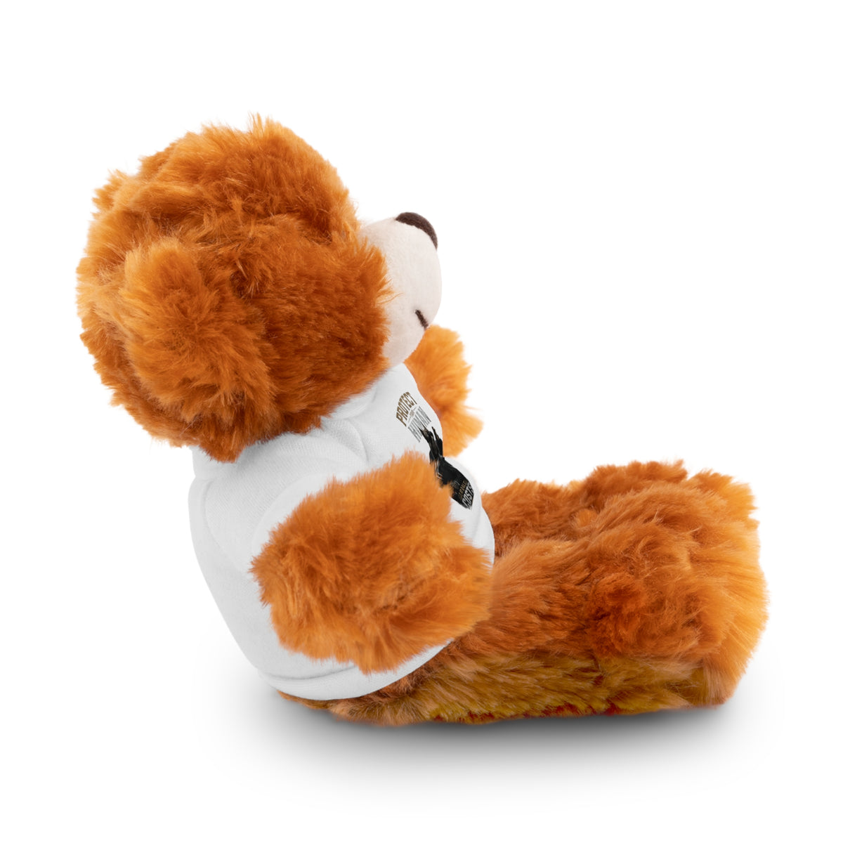 Protect Human Plush Animal with 'Protect Human' Tee