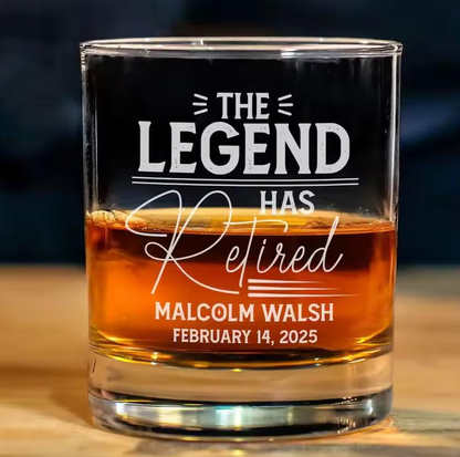 Customized Name Glass Wine Glass Whiskey Foreign Wine Glass