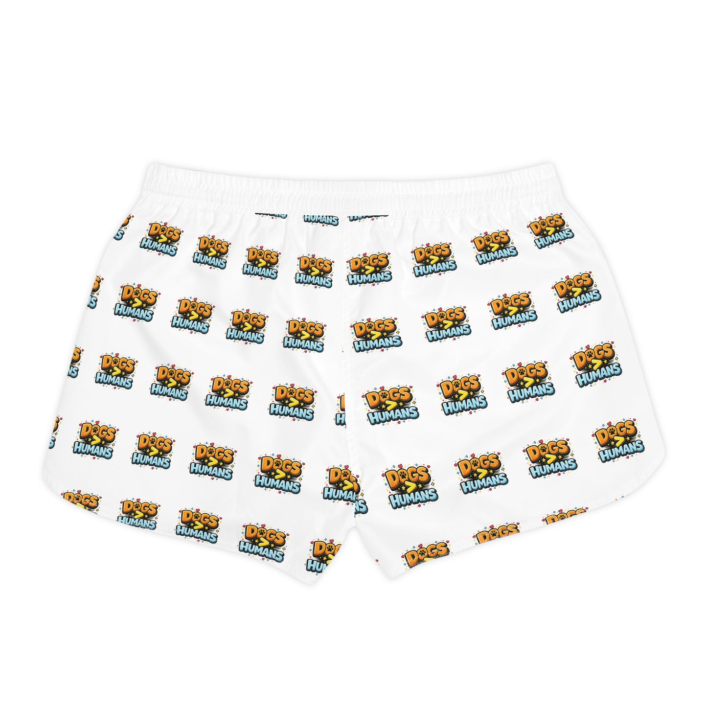 'Dogs > Humans' Women's Casual Lounge Shorts