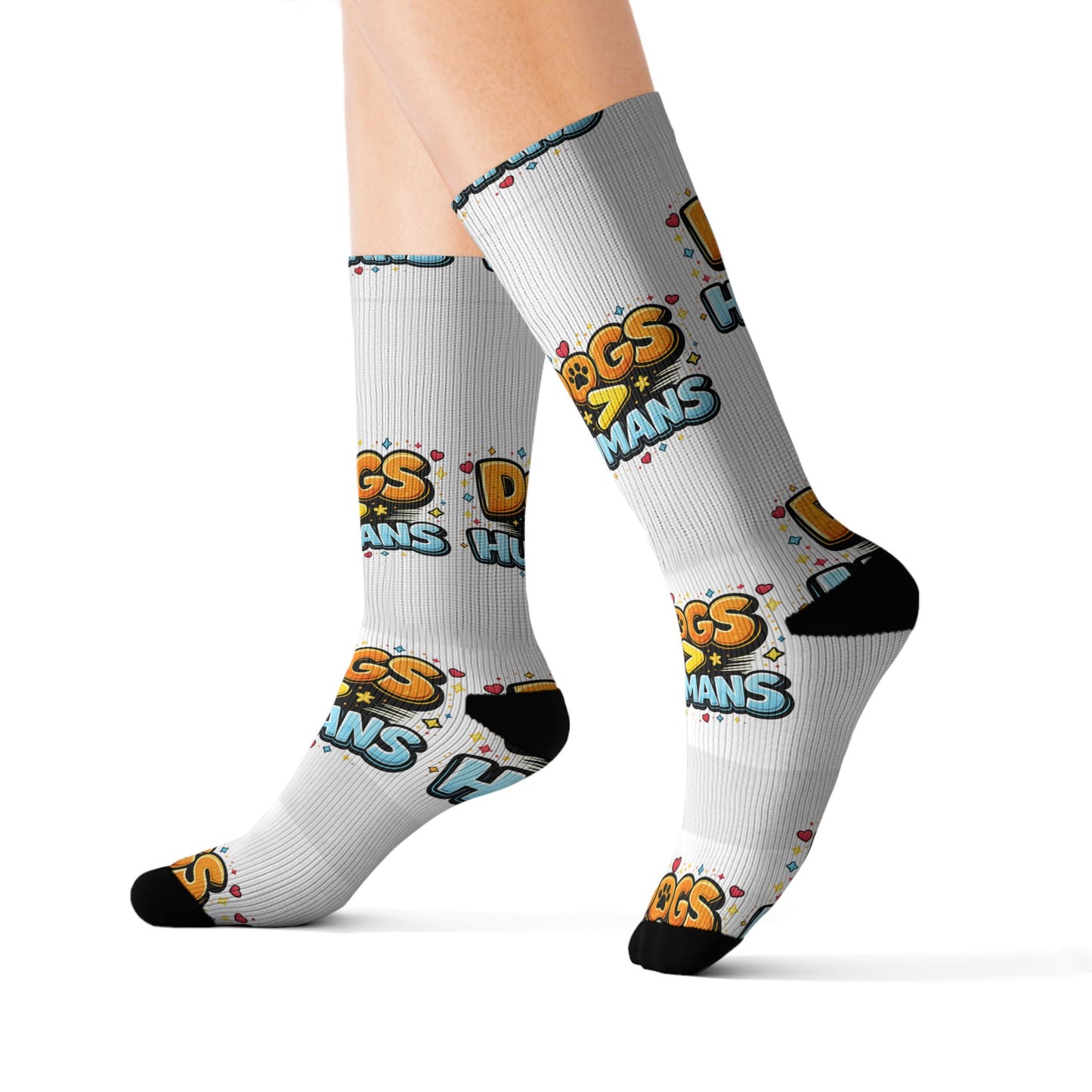 Dogs > Humans Socks