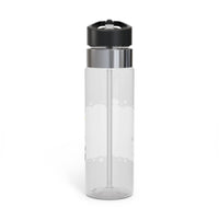 Sport Bottle - “Dogs > Humans” Cute Paw Print Water Bottle (20oz)