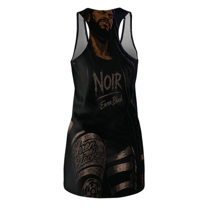 Ehr3n Black Women's Cut & Sew Racerback Dress