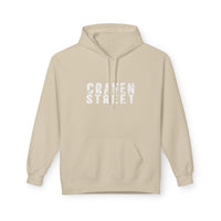 Craven Street Distressed Logo Hoodie — Vintage Streetwear Pullover