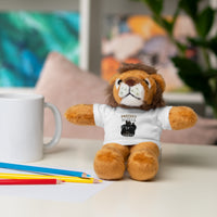 Protect Human Plush Animal with 'Protect Human' Tee