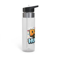 Sport Bottle - “Dogs > Humans” Cute Paw Print Water Bottle (20oz)