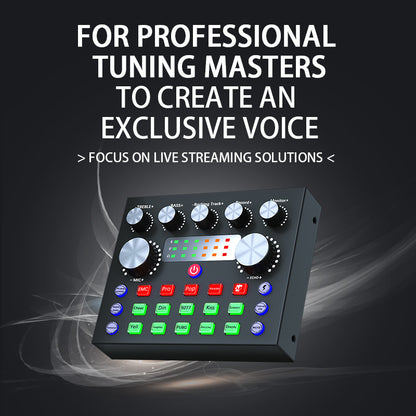 V8s English Bm800 Set with Sound Card and Colorful Lights