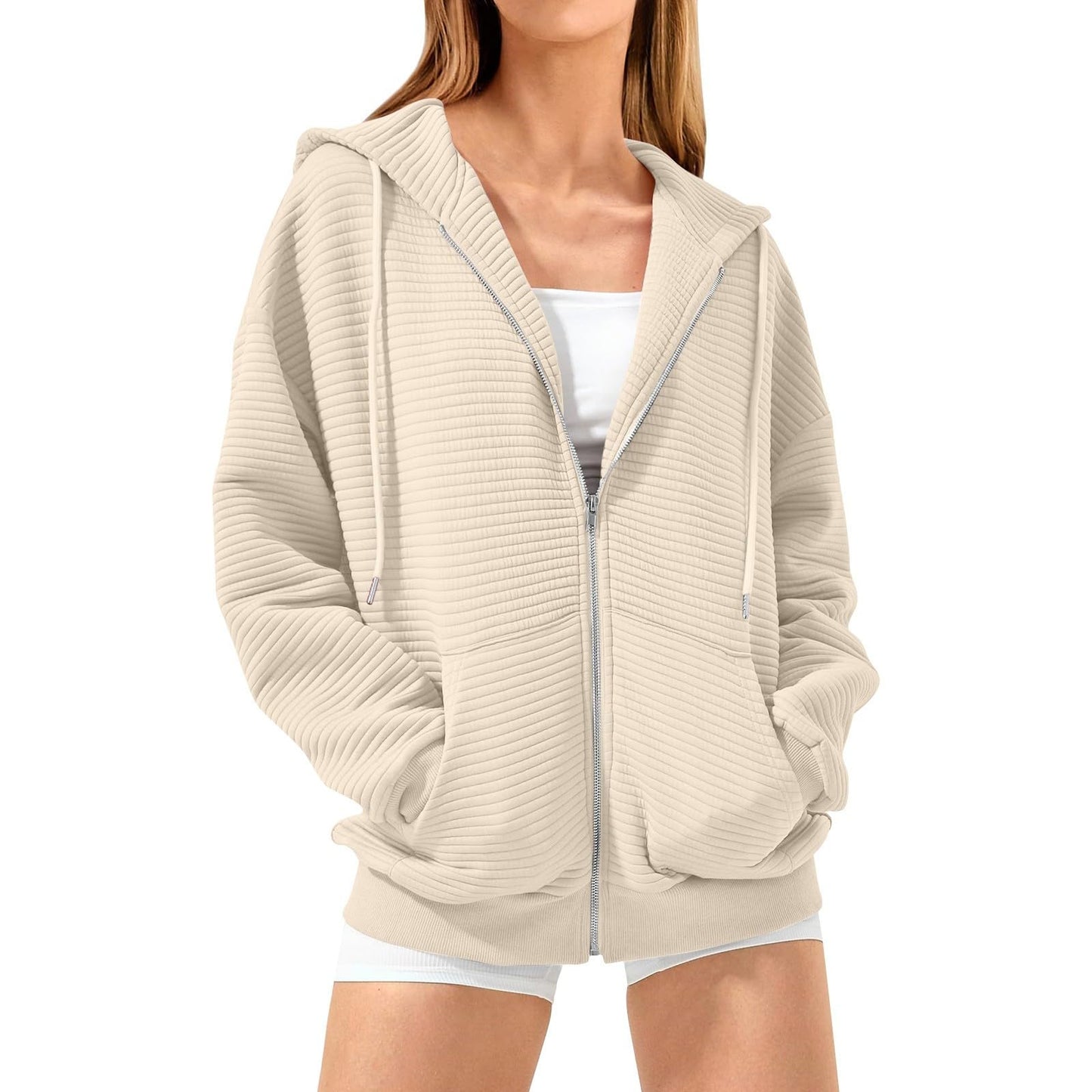 Womens Hoodies Casual with Pockets Jackets Fall Hoodies Zip Up Hoodies Women White Zip Up Hoodie Womens Light Weight Cute Womens Hoodies Zip(2-BlackLarge)