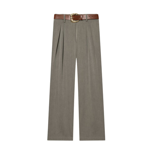 Street straight waistband pants