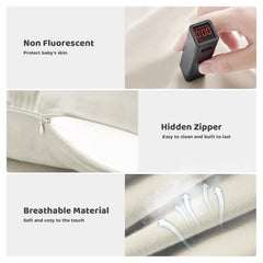 Pearl Cotton Baby Crib