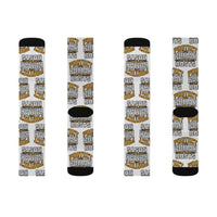Protect Human Costs Graphic Sublimation Socks