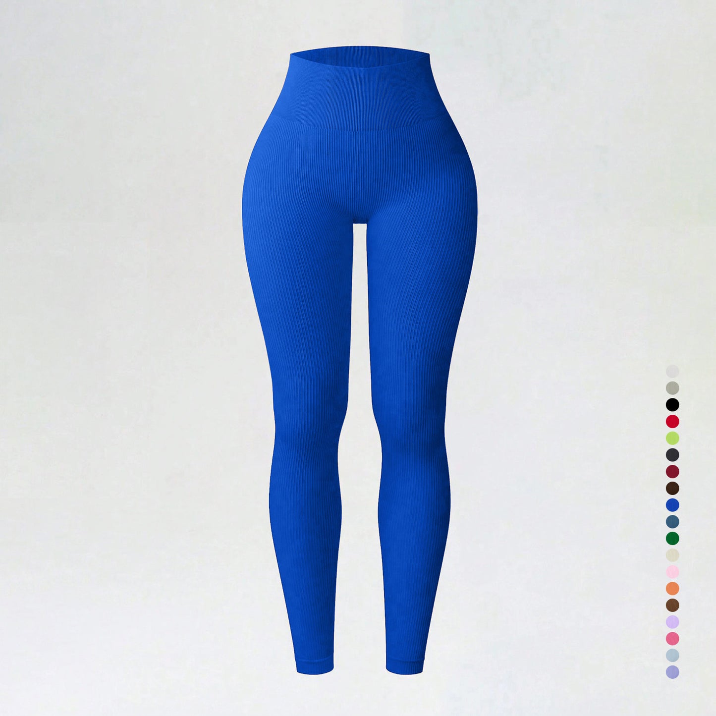 Threaded autumn and winter yoga pants seamless fitness pants high waisted sports yoga clothes leggings