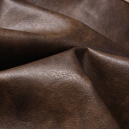 Coffee colored leather jacket