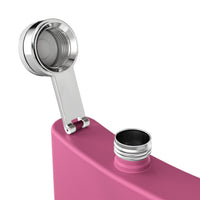 "Protect Your Human At All Costs" Stainless Steel 6oz Hip Flask