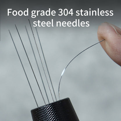 Mesh Model Coffee Cloth Powder Pin With Base