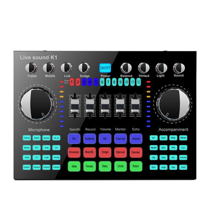 K1 Sound Card Live Equipment Set with Microphone