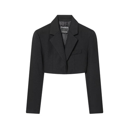 Retro Short Waist Jacket+Pants Set