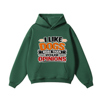I like Dogs More than Your Opinion Unisex Heavyweight Fleece Pullover Hoodie