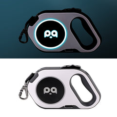 Automatic Retractable LED Dog Leash for Outdoor Use