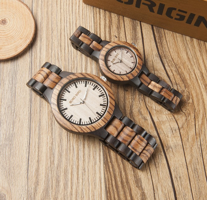 Wooden Couple Watches - Matching Set