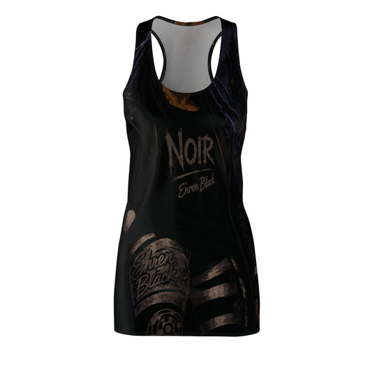 Ehr3n Black Women's Cut & Sew Racerback Dress