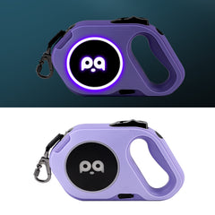 Automatic Retractable LED Dog Leash for Outdoor Use