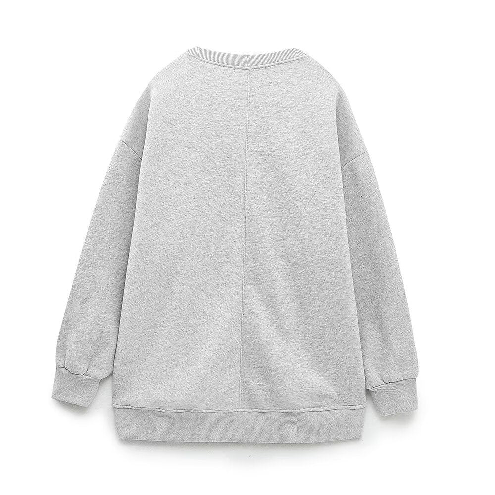 Text embroidered hoodie+jogging pants