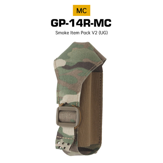 Tactical Smoke Grenade Pouch, MOLLE Bag with Elastic/Fixed Buckle, Outdoor Hunting Accessory, Airsoft Training Gear