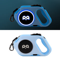 Automatic Retractable LED Dog Leash for Outdoor Use