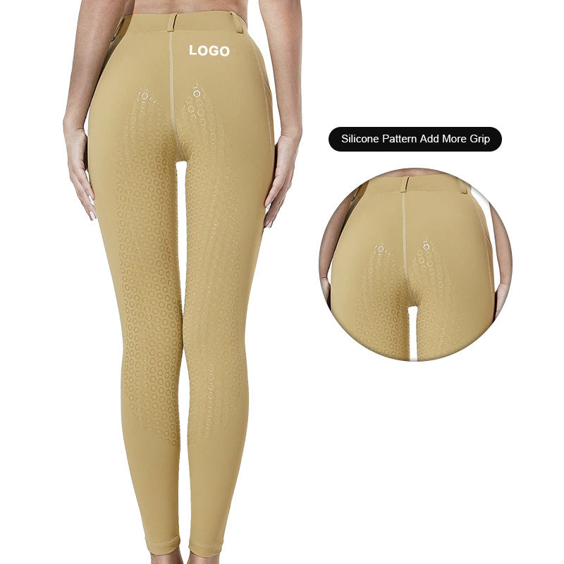 Trousers Outdoor Sports Silicone Anti-Slip Fitted Equestrian Long Pants