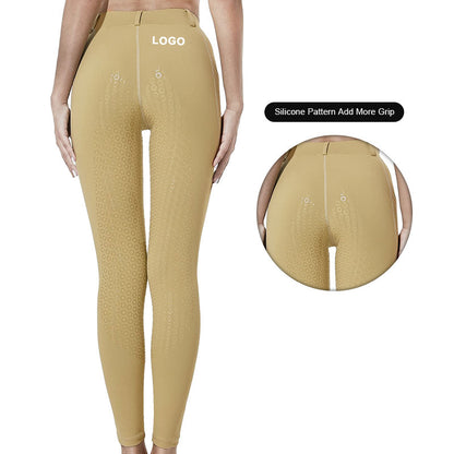 Trousers Outdoor Sports Silicone Anti-Slip Fitted Equestrian Long Pants