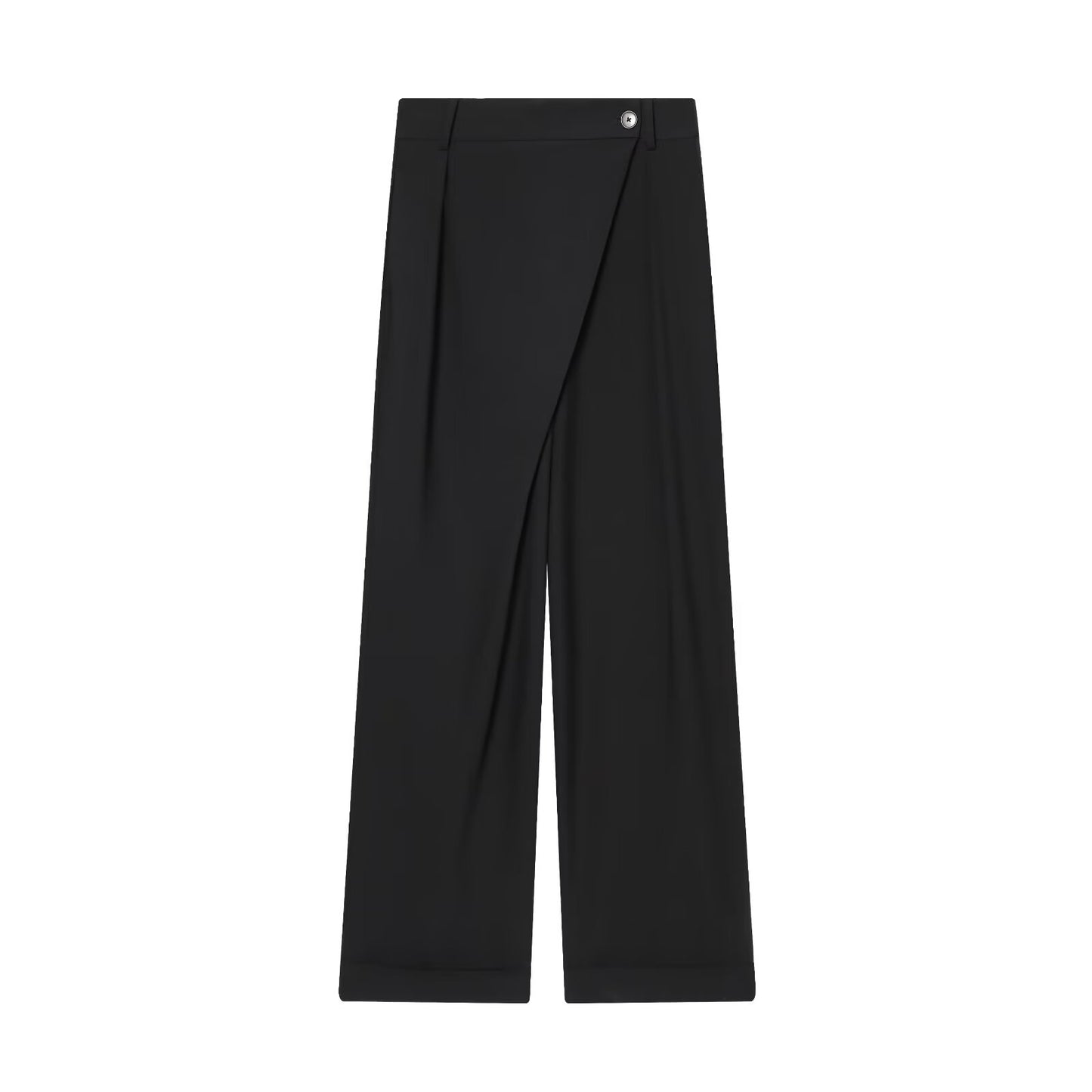 Street asymmetrical waist pants women's clothing