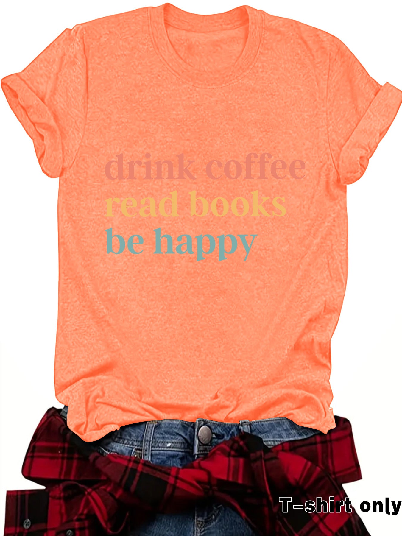 Drink Coffee slogan short sleeves