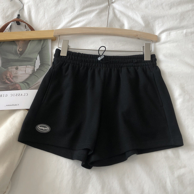 Casual Breathable Versatile Loose Home Wide-Leg Shorts for Women Student Sport Shorts