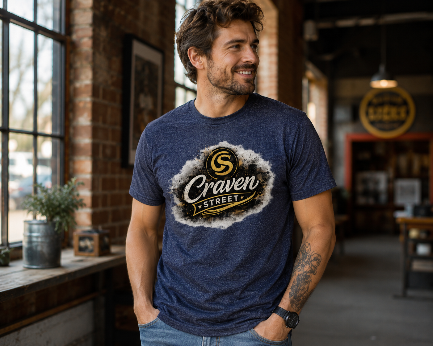 Craven Street CS  Cotton Tee