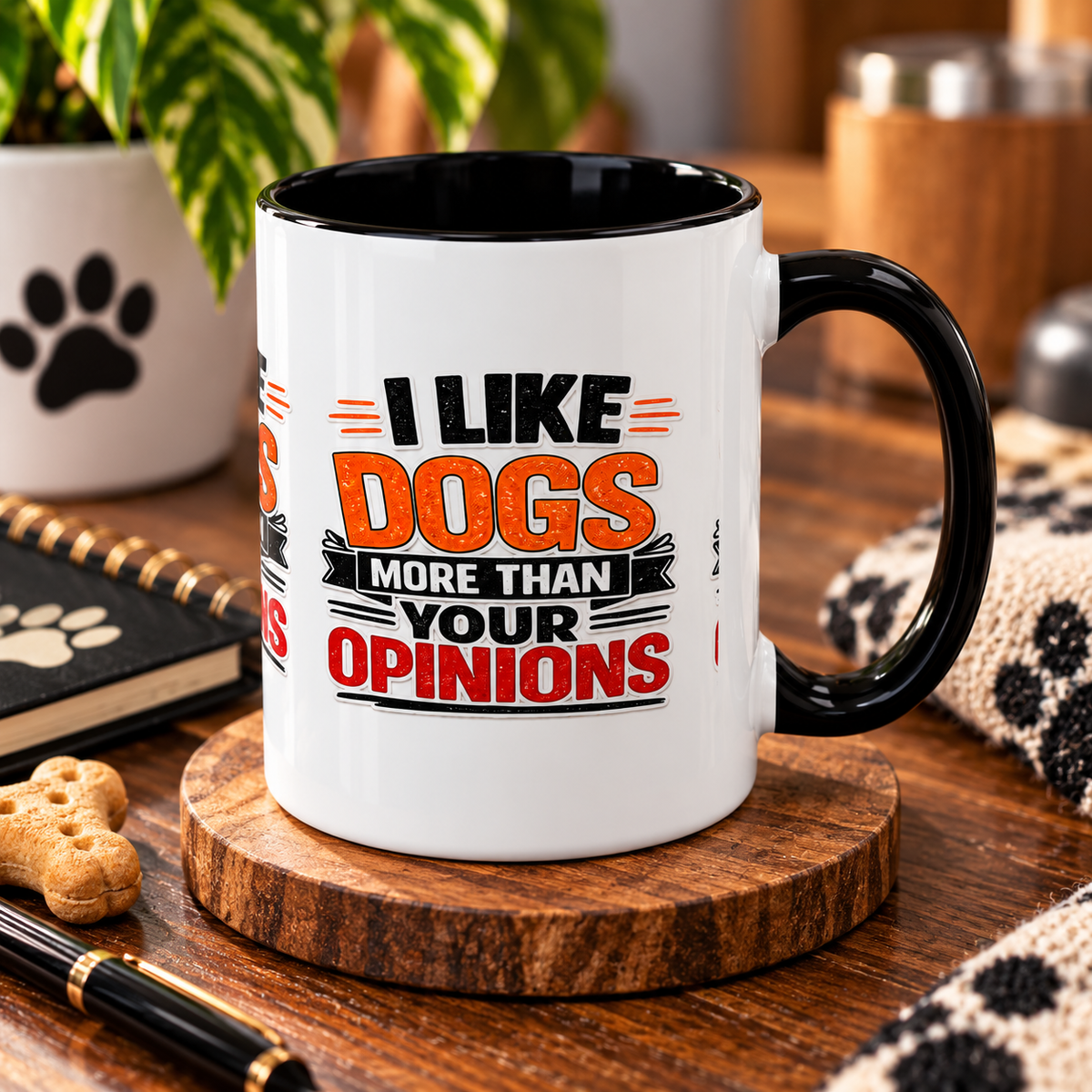 I Like Dogs More Than Your Opinions Mug