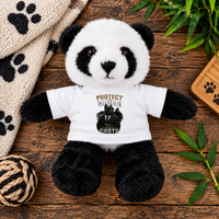 Protect Human Plush Animal with 'Protect Human' Tee