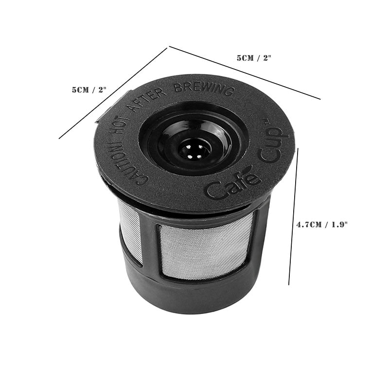 3Pcs/set Coffee&Tea Pod Filters Compatible With Keurig K Cup Coffee System Reusable Coffee Filter With A Coffee Spoon