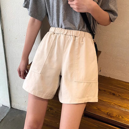 High Waist Versatile Shorts for Women, Casual Loose Wide Leg Pants Slimming and Comfortable Outwear