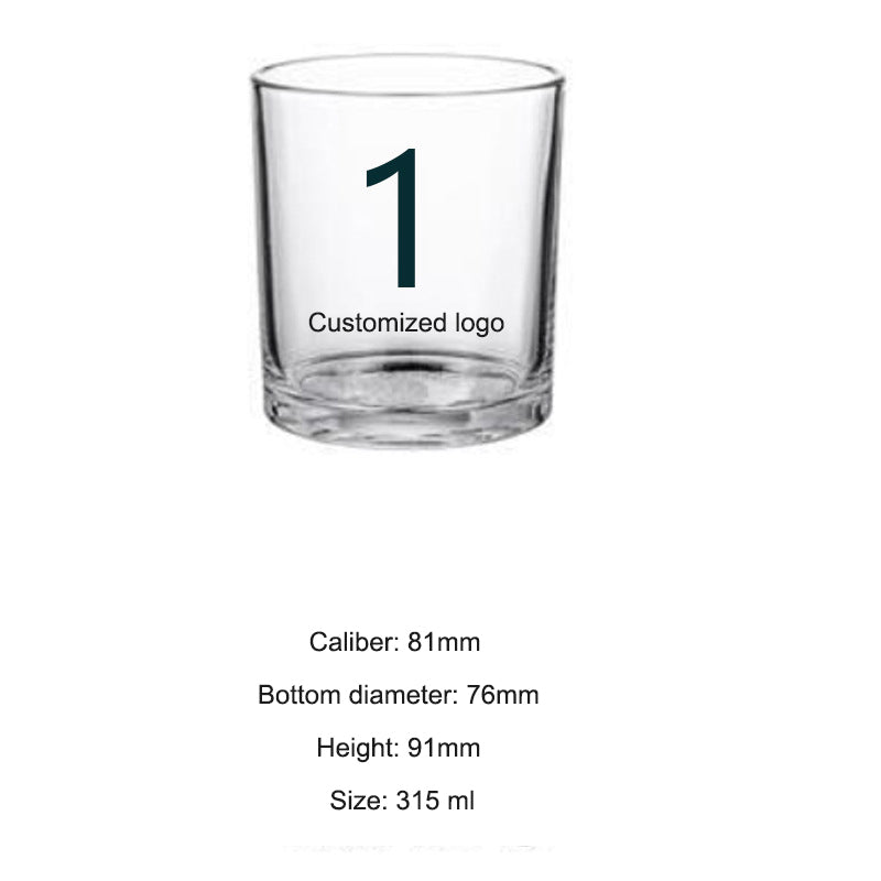 Customized Name Glass Wine Glass Whiskey Foreign Wine Glass