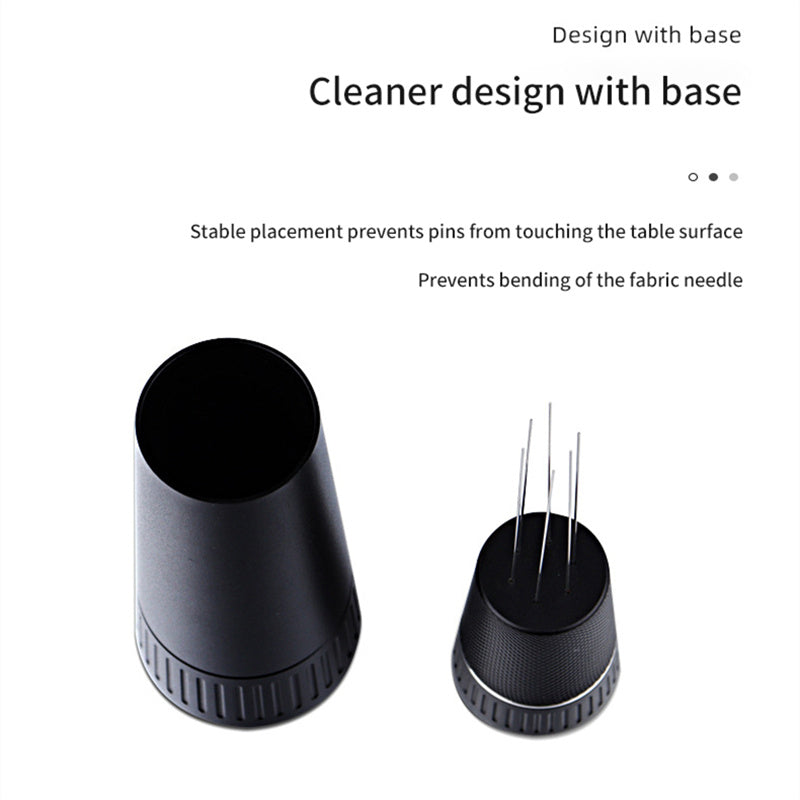 Mesh Model Coffee Cloth Powder Pin With Base