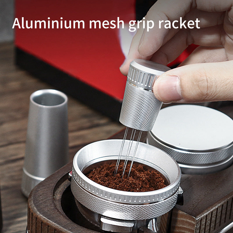Mesh Model Coffee Cloth Powder Pin With Base