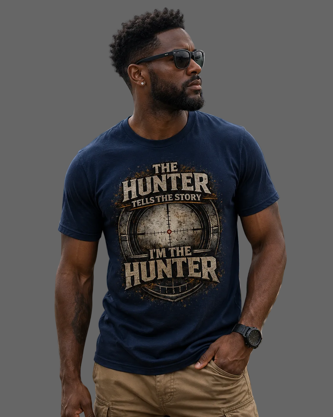 The Hunter Tells the Story Cotton Tee